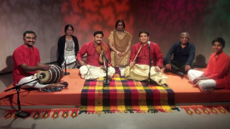 At Swaralahari Concert Shoot at California USA